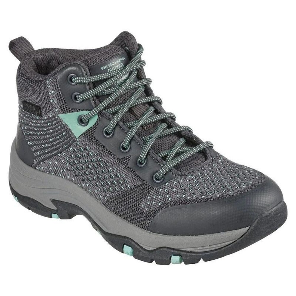 Skechers Outdoor Relaxed Fit Water Repellent 158351 Gray Trego Hiking Boot 8.5